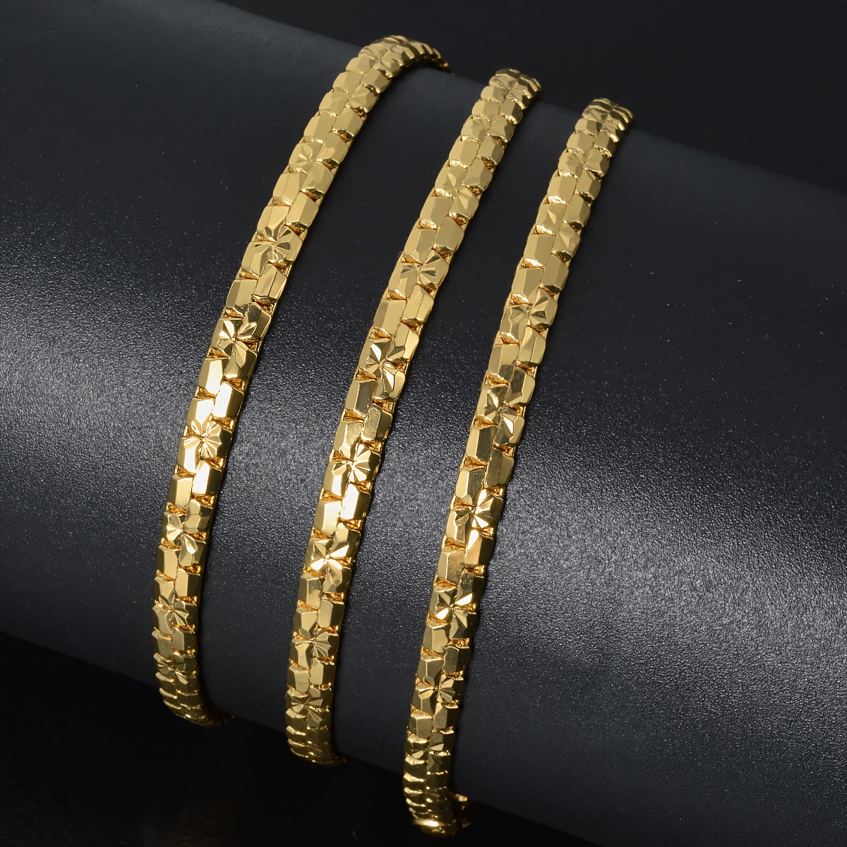 18K Plated Reversible Double-Sided Chain Necklace — Versatile Gift